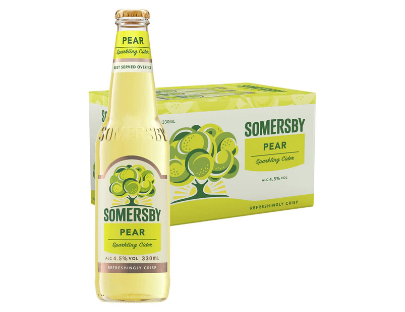 Somersby Pear Cider Case 24 X 330ml Bottles