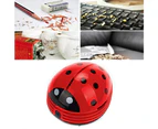 Mini Portable Cordless Benchtop Crumb Sweeper Desktop Vacuum Cleaner Cute Beetle Ladybug Battery Operated
