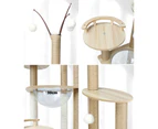 Alopet Cat Tree Tower Scratching Post Scratcher Cats Condo House Bed Furniture 132cm