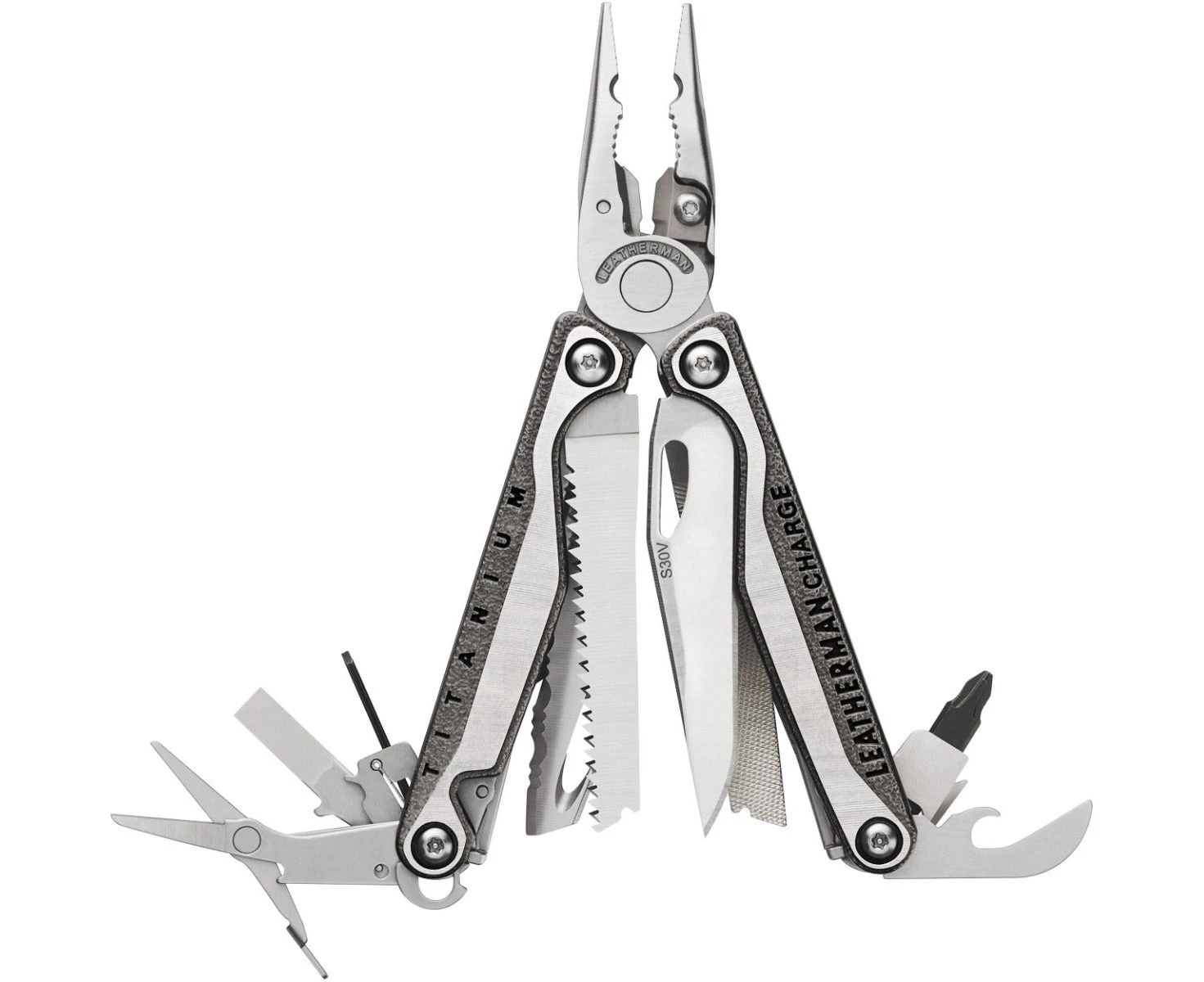 Leatherman Charge + Plus TTi Titanium Multi Tool With Button Sheath