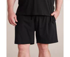 Maxx Plus Jersey Sleep Shorts - Black