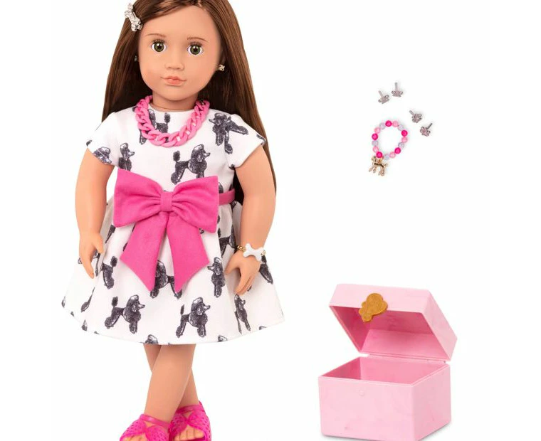 Our Generation Nancy 46cm Doll With Jewellery Box & Pierced Ears