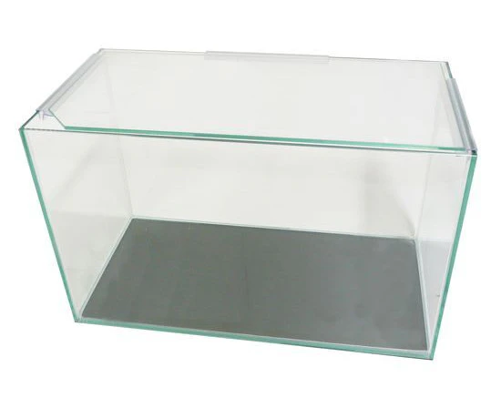 Petworx Glass Tank 12X7X8" 30X18X20Cm Polished Edges Glass Lid Foam Base