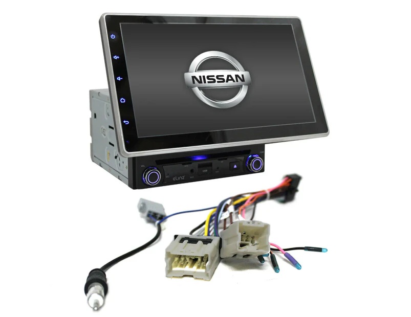 Elinz Nissan 10.1" In Dash Car DVD Player Android 10 Double 2 DIN T3 Harness