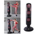 Inflatable Punching Bag 160 cm- Perfect for Boxing, Karate, Immediate Bounce-Back - Home Exercise and Martial Arts Training Equipment for Adults