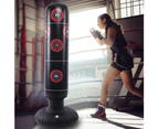 Inflatable Punching Bag 160 cm- Perfect for Boxing, Karate, Immediate Bounce-Back - Home Exercise and Martial Arts Training Equipment for Adults