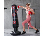 Inflatable Punching Bag 160 cm- Perfect for Boxing, Karate, Immediate Bounce-Back - Home Exercise and Martial Arts Training Equipment for Adults