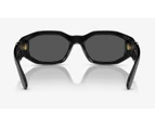 Womens Versace Sunglasses Ve4361 Biggie Black/ Dark Grey Sunnies