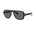 Mens Versace Sunglasses Ve2199 Black/ Dark Grey Polar Polarized Sunnies