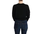 MARGHI LO' Black Wool Blouse Sweater