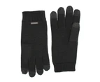 Dents Womens Pure Merino Wool Touchscreen Gloves - Black