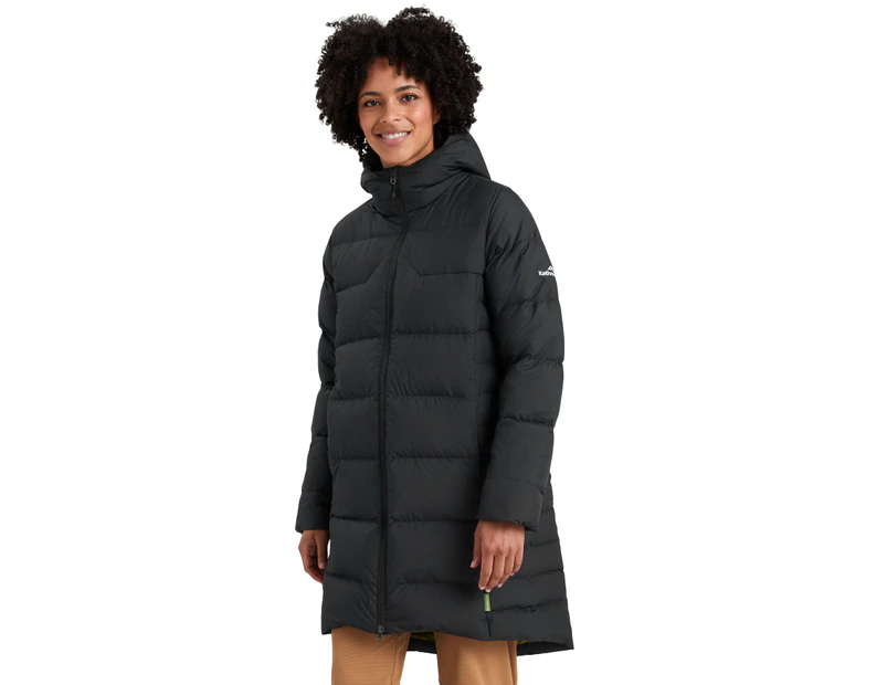 Kathmandu Epiq Womens Longline Down Puffer Jacket Warm Outdoor Winter Coat  Women's  Vest - Black