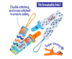 Baby dummy clip 2 pack, pacifier dummy clips - Anchor & Geo