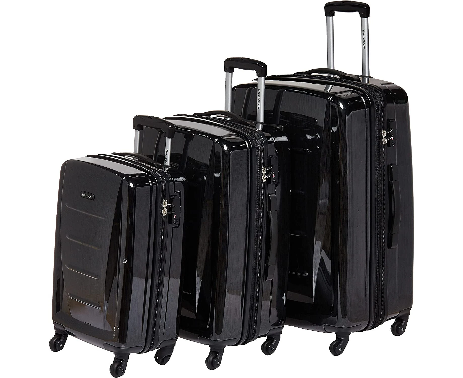 Samsonite Winfield 2 Hardside Luggage with Spinner Wheels, Brushed Anthracite, 3-Piece Set (20/24/28), Winfield 2 Hardside Luggage with Spinner Wheels