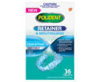 Polident Retainer & Mouthguard Daily Cleanser for Dental Appliances 36 Tabs