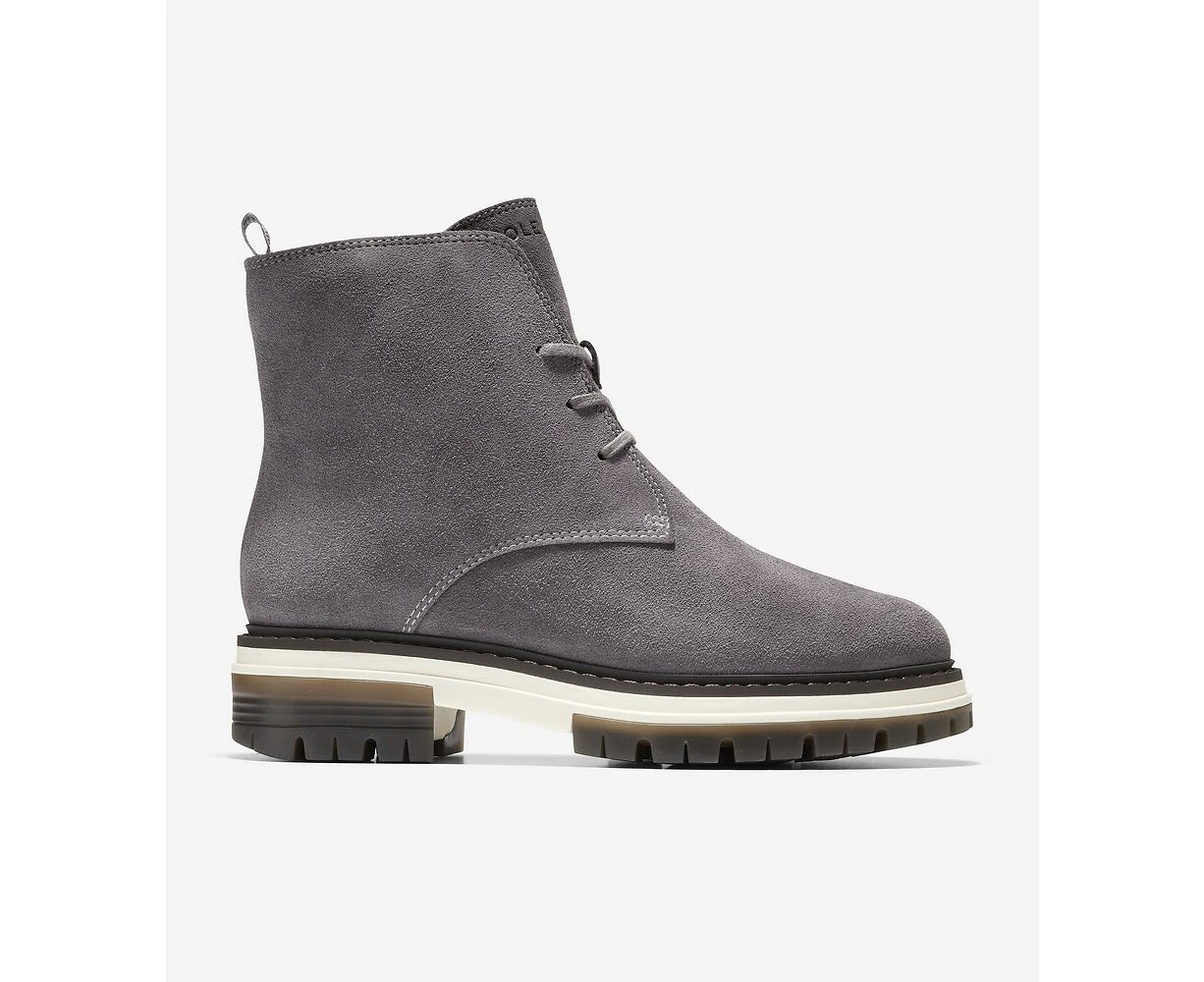 Cole Haan Tahoe Featherfeel Lace-Up Boot / Dark Grey Suede