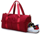 Yoga Gym Sport Duffel Bags Tote Bag Gym Bags Overnight Bag Weekender Bag,Pink
