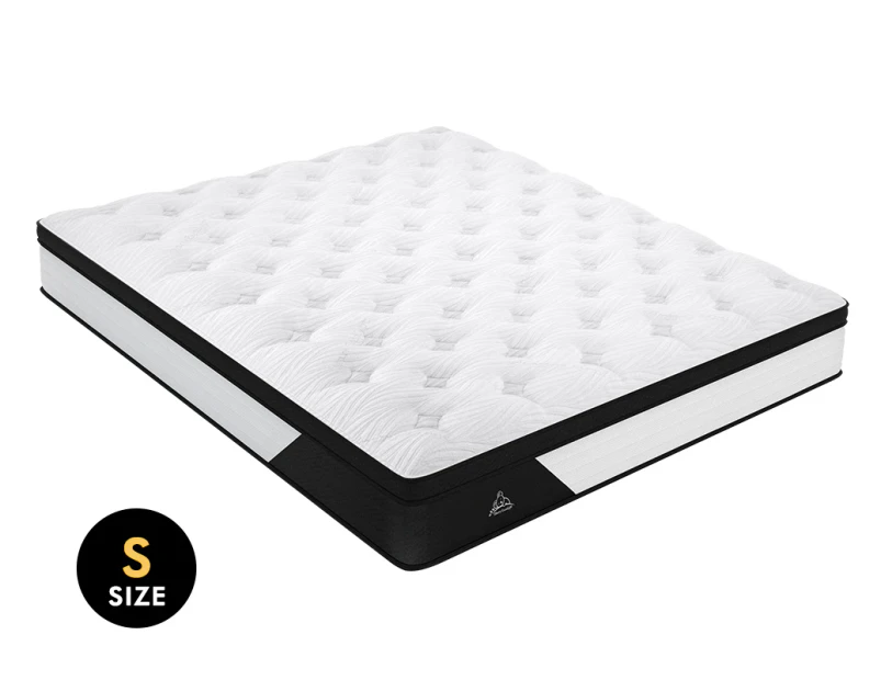 STARRY EUCALYPT Mattress Bonnell Spring Single Size Foam Bed Medium 18cm