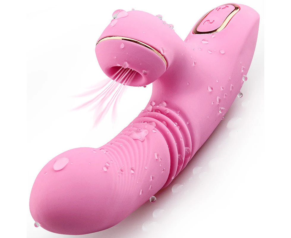 DIBE Rabbit 4th Clitoris Suction & Thrusting Rabbit Vibrator