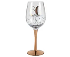 Happy Birthday 60 Stem Red/White Wine Drinking Glass Rose Gold Party 430ml