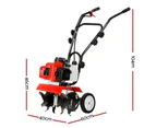 Giantz 88CC Tiller Garden Cultivator Rototiller 4 Blades Soil Plower Rotary Hoe