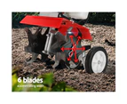 Giantz 88CC Tiller Garden Cultivator Rototiller 6 Blades Soil Plower Rotary Hoe