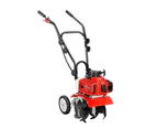 Giantz 88CC Tiller Garden Cultivator Rototiller 4 Blades Soil Plower Rotary Hoe