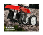 Giantz 88CC Tiller Garden Cultivator Rototiller 4 Blades Soil Plower Rotary Hoe