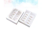 10pcs Paper Macarons Box with Clear Window Dessert Containers Muffin Carriers for Home Dessert Shop