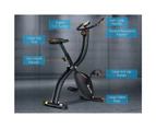 Everfit Folding Exercise Bike Magnetic X-Bike Bicycle Indoor Cycling Cardio