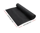 Instahut 50% Shade Cloth 1.83x50m Shadecloth Sail Heavy Duty Black