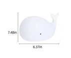 Cute Whale Night Light for Kids with 7 LED Colors Changing