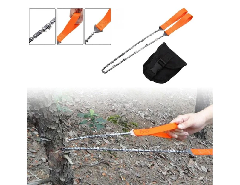 Outdoor Portable Hand Chainsaw - Orange