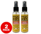 2 x Bright Wipe Lens Cleaner Spray 60mL