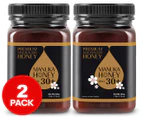 2 x Premium New Zealand Manuka Honey MGO 30+ 500g