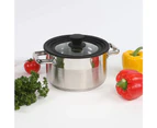 Universal lid for pots, pans and pans -with a diameter of 16-18-20 cm