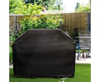 Grill cover, oxford fabric grill cover waterproof   dustproof   anti-UV BBQ cover with self-adhesive straps