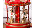 Carousel Music Box - Red Carousel Music Box - Red Carousel Music Box - Red