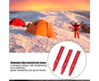 Snow Sand Tent Pegs - Aluminum Tent Pegs Tent Pegs Lightweight For Camping Hiking Backpacking