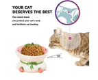 Style1 Ceramic Raised Cat Bowls, Elevated Tilted Cat Food and Water Bowl,Pet Feeder Dish for Cats and Dogs   style1