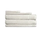 5pc Maison Soho Cotton Bath Face Hand Towel Mat Pack Set Grey