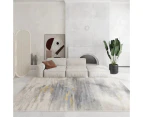 Area Rugs Soft Modern Rug Carpet Geometric Stripe Rug Non Slip Imitation Cashmere Rug for Bedroom Living Room Floor Mat