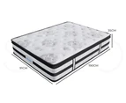 DreamZ Mattress Queen Double King Single Bed Top Pocket Spring Firm Foam