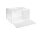 Stacked Shoe Box Acrylic Sneaker Display Case Stackable Magnetic Anti-oxidation - Clear