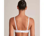 Target Cotton Wirefree T-Shirt Bra - White