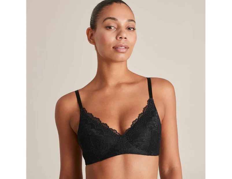 Target Lace Wirefree Contour T-Shirt Bra - Black