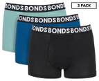 Bonds Men's Everyday Trunks 3-Pack - Black/Blue/Teal