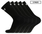 Unit Men's Hi Lux Sock 5-Pack - Black