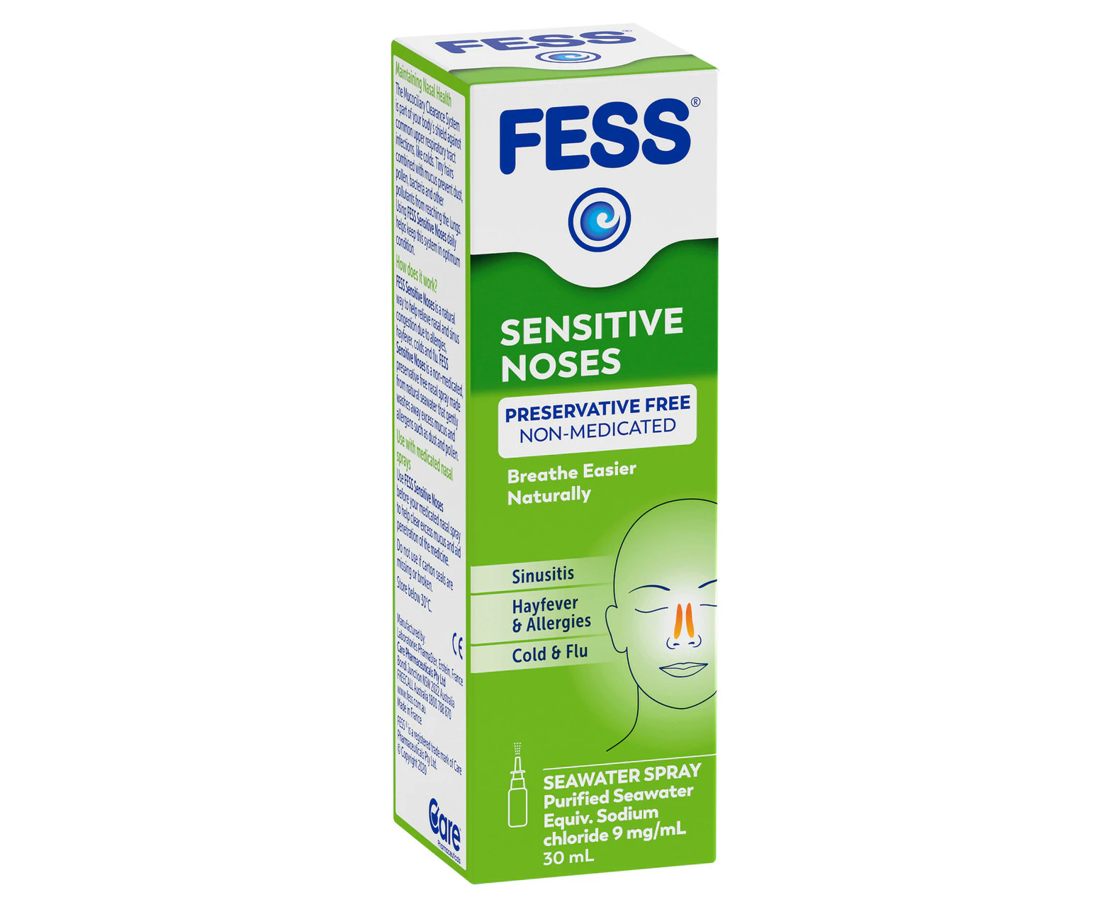 FESS Sensitive Noses Nasal Spray 30mL