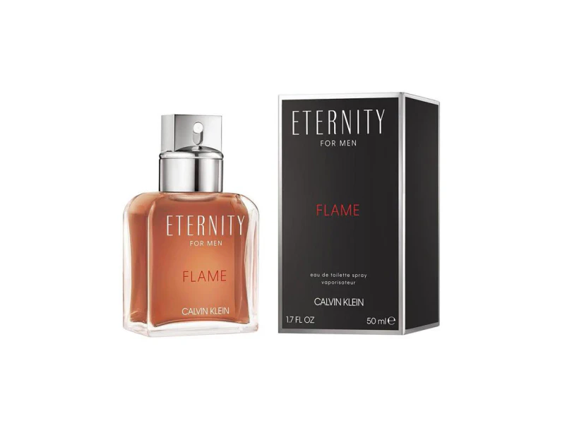 Eternity Flame 50ml Eau de Toilette by Calvin Klein for Men (Bottle)